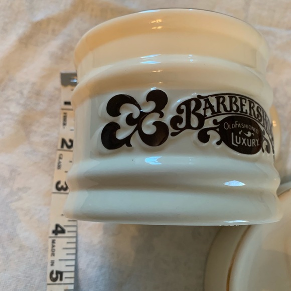 Vintage Barbershop Mug & Soap Dish - Picture 7 of 8